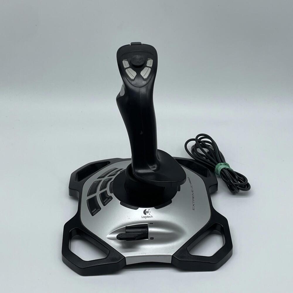 Logitech Extreme 3D Pro USB Joystick Flight Controller 863225-1000 J-UK17 TESTED